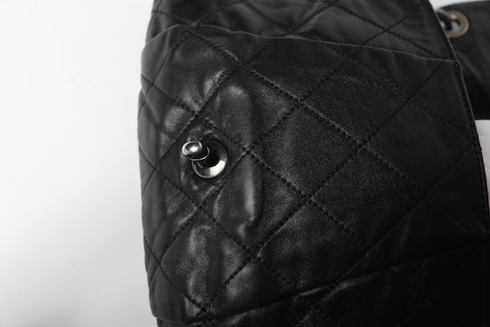 Chanel Coco Luxe Shopping Tote Quilted Calfskin Large at 1stDibs