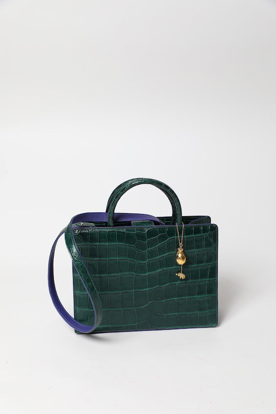 My Sweet Box Crocodile Leather Handbag