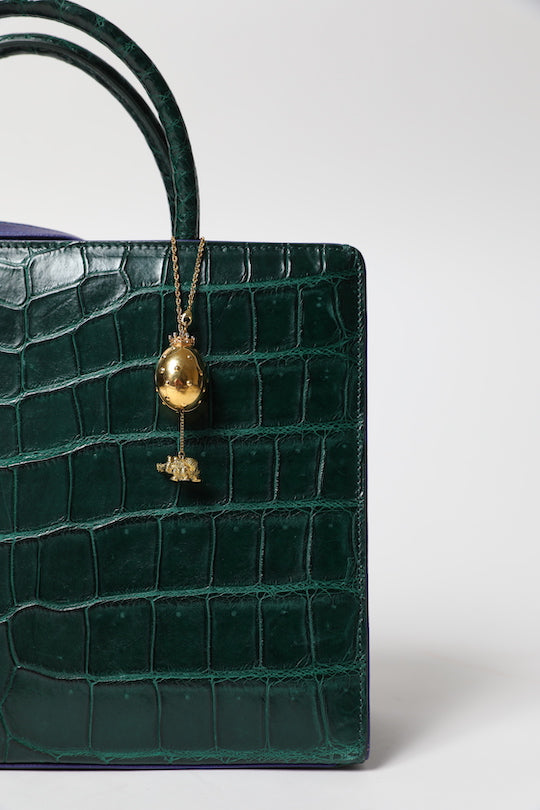 My Sweet Box Crocodile Leather Handbag