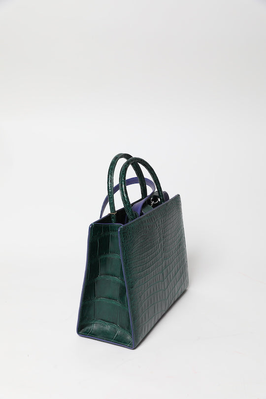 My Sweet Box Crocodile Leather Handbag
