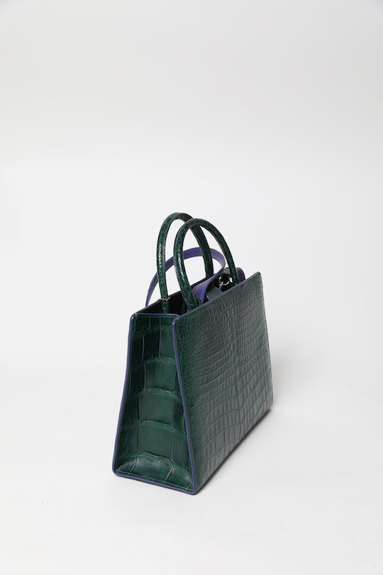 My Sweet Box Crocodile Leather Handbag