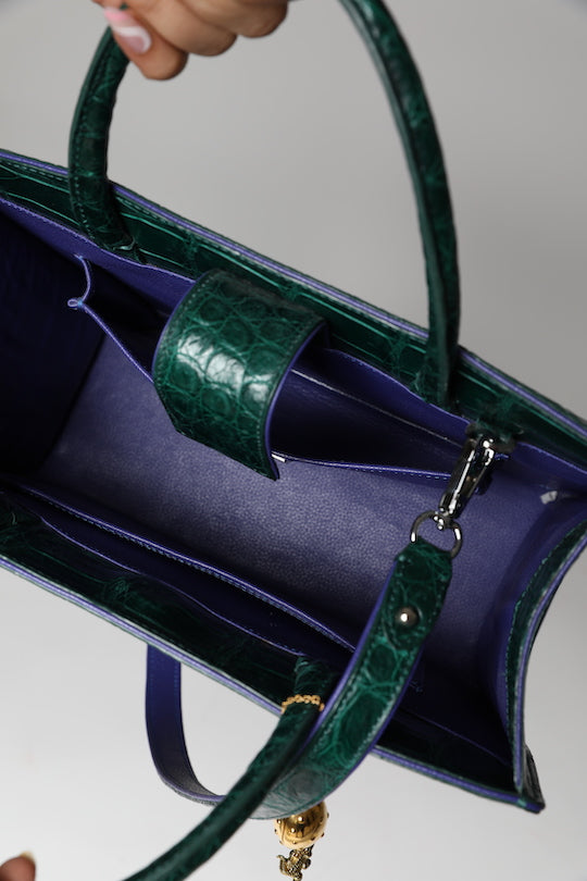 My Sweet Box Crocodile Leather Handbag