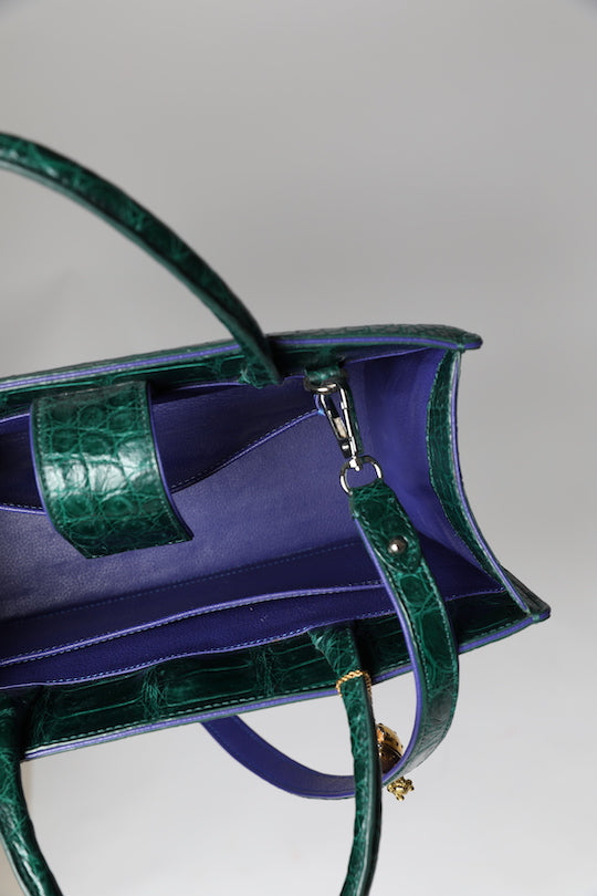 My Sweet Box Crocodile Leather Handbag