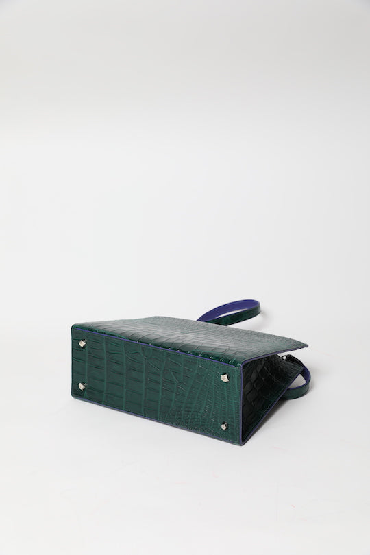 My Sweet Box Crocodile Leather Handbag