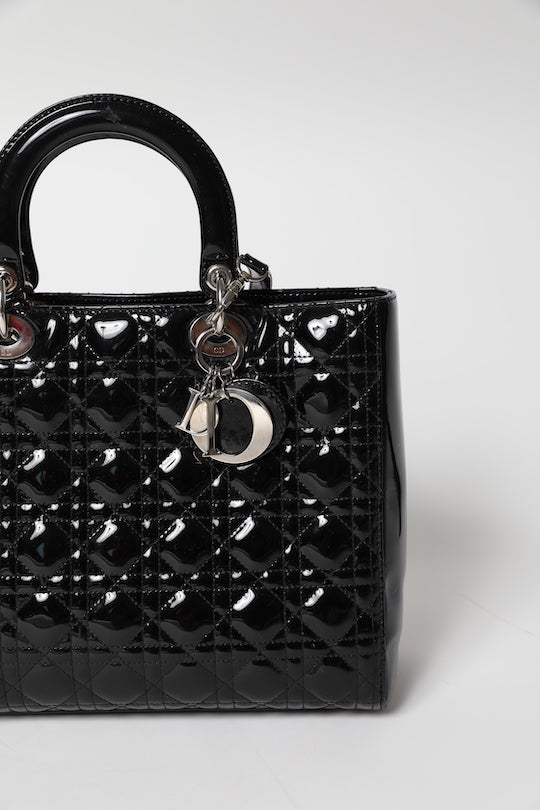 Lady Dior Calfskin Handbag