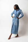 Light Blue Match Denim Dress