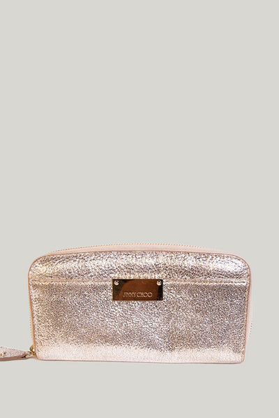 jimmy Choo secondhand wallet shiny