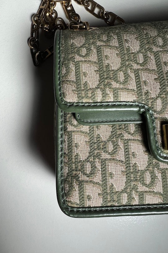 Dior X Harrods Oblique Pop-Up Collection Calf Skin Shoulder bag