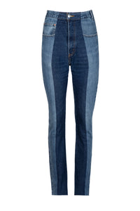 ELV Denim Mid/ Dark Blue Straight Leg Jeans - #2