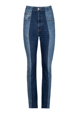 ELV Denim Mid/ Dark Blue Straight Leg Jeans - #2