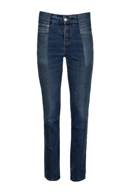 ELV Denim Dark Blue Match Straight Leg Jeans - #2