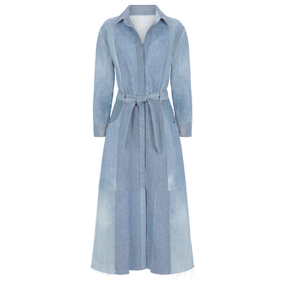 ELV Denim Light Blue Match Denim Dress - #7