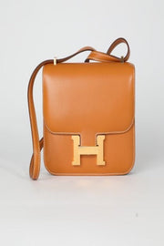 Hermes Constance Mini Leather Handbag (Brand New)