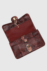 Chanel classic flap jumbo python bag - #5