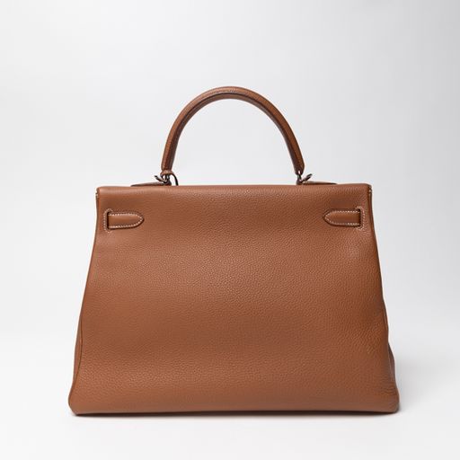 Retourne Kelly Clemence Leather Handbag