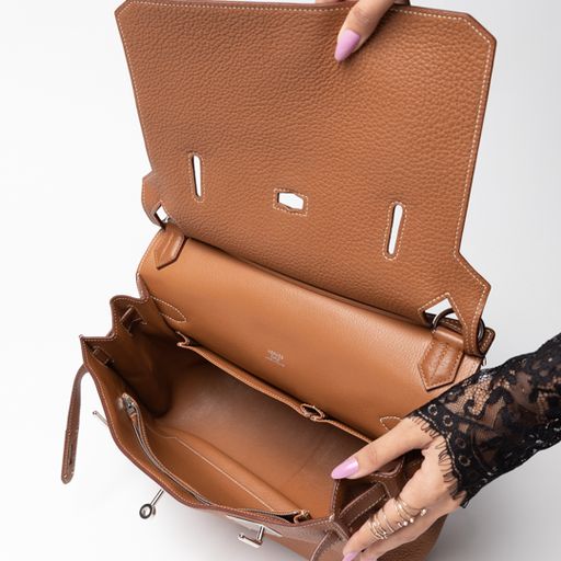 Jypsiere Togo Leather Handbag